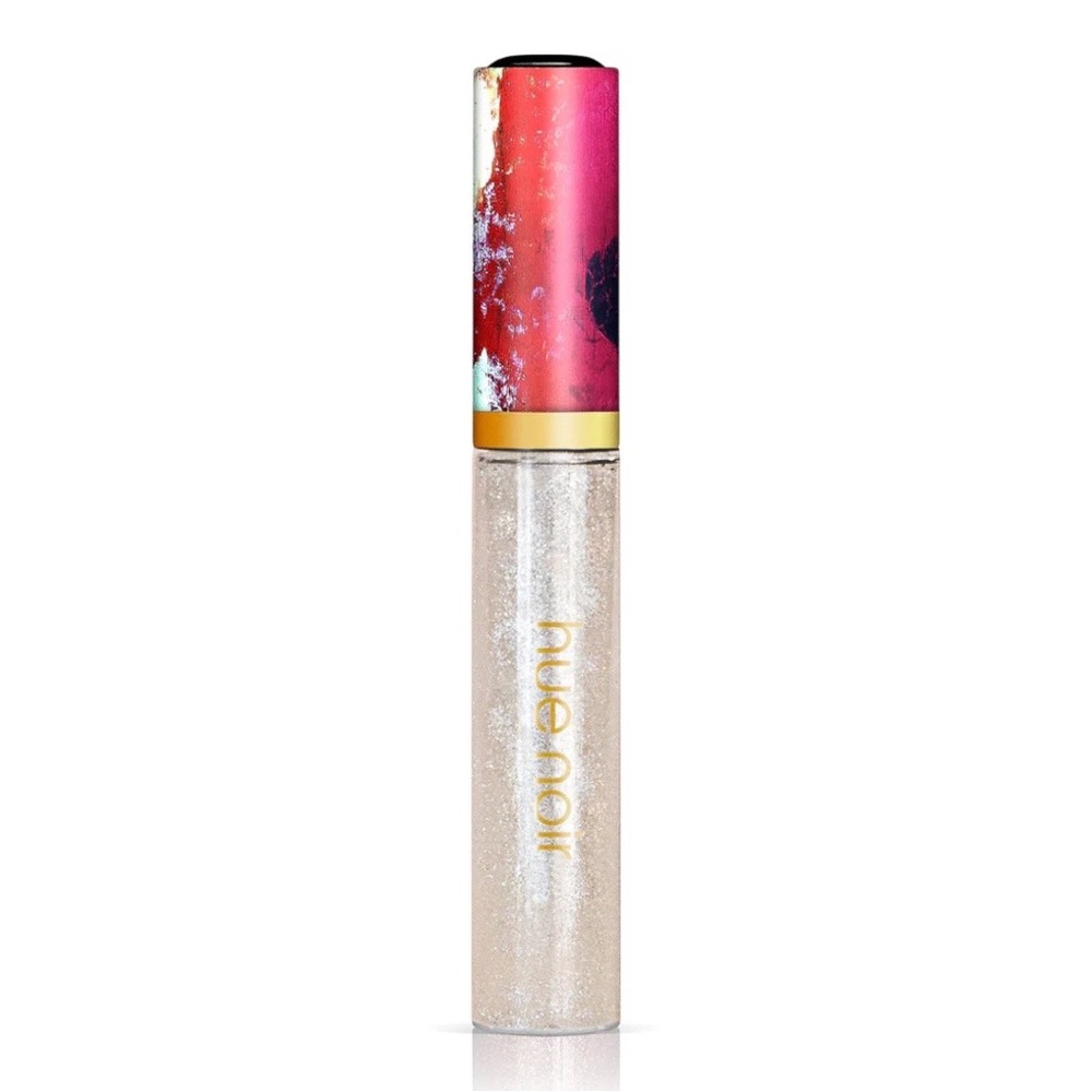 HUE NOIR COSMETICS PERFECT SHINE HYDRATING LIP GLOSS IN ALL THAT GLITTERS